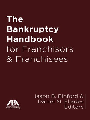 cover image of The Bankruptcy Handbook for Franchisors and Franchisees